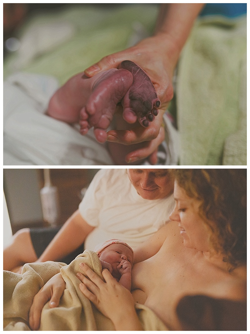 Orange County Birth photography beach city midwifery. All natural water birth | Birth photographer Madeleine JL Photography